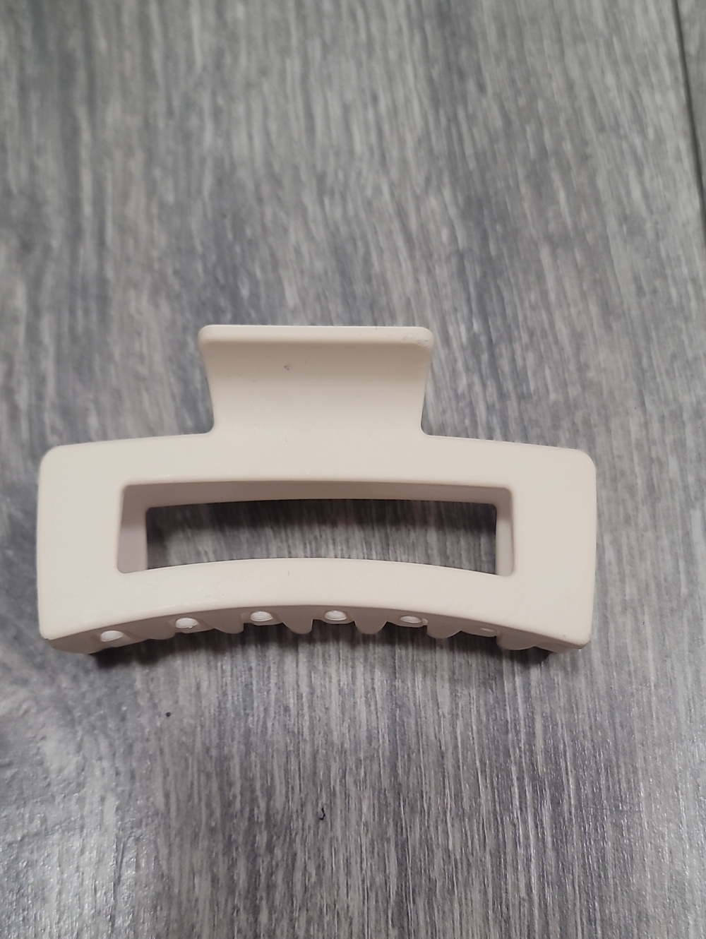Matte Cream Hair Claw Clip - Women Accessories